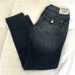 True Religion Skinny Blue Jeans - Sz29 SHORT